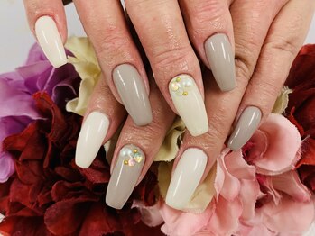 ダブルネイル(Double Nail)/【ほり】シンプルオフィスネイル