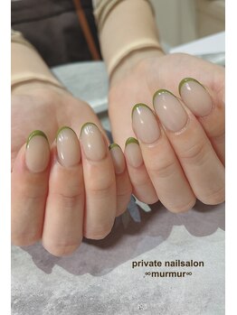 プライベート ネイルサロン マーマ(murmur)/スキニーフレンチ