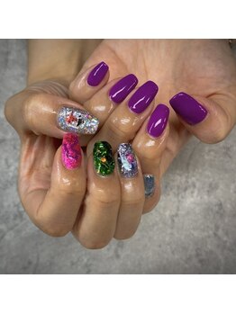 ネイルサロンファストネイルプラス 新宿店(FAST NAIL PLUS)/2024夏ネイル【カラフルネイル】