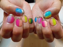 ネイル アンド ボディ ローサ(ROSA)/レインボーネイル