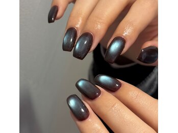 ペロ 名古屋(pelo)の写真/SNSで話題のnail◇【マグネットネイル¥6150(初回オフ無料)】ショートネイルと相性◎colorの種類も豊富！
