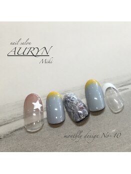 アウリン(AURYN)/4月 monthly design No10