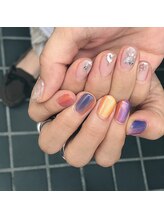 グラマラス アンジェアイ 荻窪店(glamourous ange eye)/縦グラデーションネイル