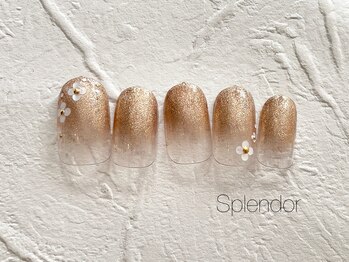 ネイルサロン スプレンダー(Splendor)/ラメグラデーション
