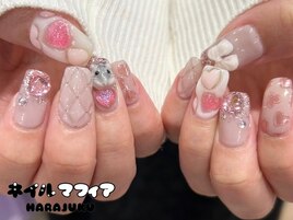 ぷっくりネイル/キルティング