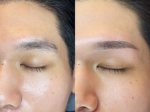 サリュウ 西新店(Salyu)/メンズ眉毛　before/after