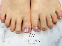 ネイルスタジオ ルキナ(LUCINA)/c-237 フットさくらネイル