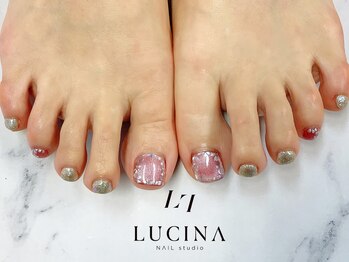 ネイルスタジオ ルキナ(LUCINA)/c-237 フットさくらネイル