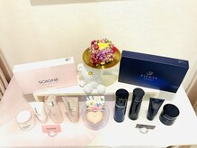 エステ後のお肌をキープするご自宅用スキンケアも揃っております