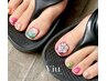 【フットネイル】アートし放題L 【１．５ｈ】(ケア付き)￥9350→￥8500