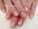 3D×フレンチnail