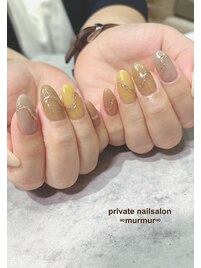 ぷっくりラインネイル