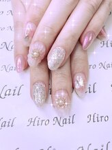 ヒロネイル(Hiro Nail)/フラワーシェル埋め込み