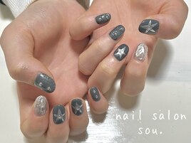 手書きネイル☆