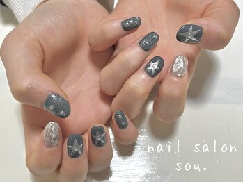 ソウ(sou.)/手書きネイル☆