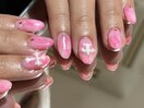 ピンクニュアンスネイル♪