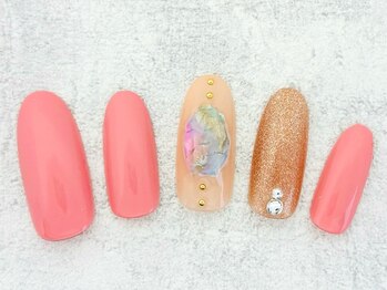 ネイルエイム(Nail eim)/シンプル★天然石風★夏
