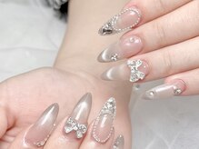 シーアンドビーネイル(C&B Nail)/長さだし持ち込みデザイン