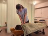<8月限定>不眠や頭痛の悩みに◎40分マッサージ＋15分ドライヘッドスパ！￥4000