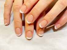 ネイルサロン イントゥ(into_)/ショートネイル　フレンチ