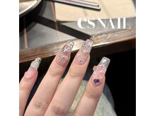 エスネイル 新宿西口店(es NAIL)/キラキラ夏ネイル