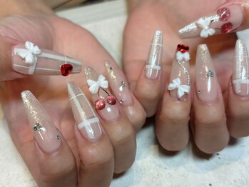 ビューティーサロン リコ(BeautySalon Rico)/チェック×さくらんぼ