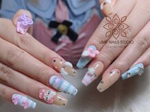 ウメネイルスタジオ(UME NAIL STUDIO)/* 長 さだしやり放題×つけ放題
