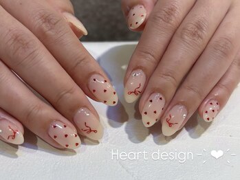 ネオリーブシェリエ 浅草店(Neolive cherie)/バレンタインハートデザイン