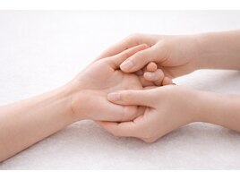 ジェルお仕上げにもマッサージ付