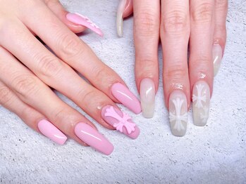 ルヴェール 久屋公園(le verre)の写真/思わず眺めてしまうような胸キュンアートネイル★自慢したくなる指先を手に入れるならle verreで決まり♪