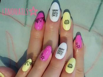 リノネイルズ(linonails)/☆バースデーネイル☆