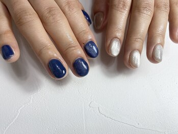 サンハチ(38)/ネイビー×シルバーマグネット