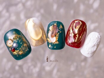 アイネイルズ 町田店(I nails)/ニュアンス和装ネイル10480円