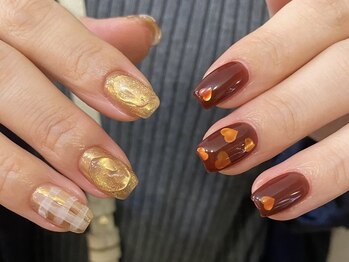 アイネイルズ 天神今泉店(I-nails)/【yuka.t】ボルドーハート