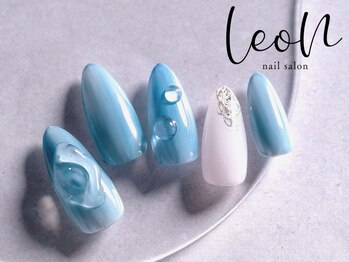 レオン 枚方(LeoN)/6月No.6:月替わり定額ネイル♪