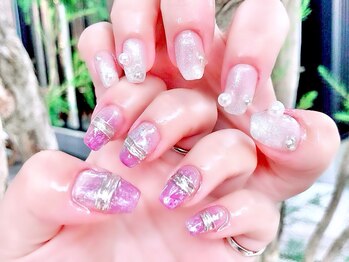 ネイルサロン Kの写真/持ち込みデザインもおまかせ♪本数制限ナシ！丁寧なケア＆高技術でお気に入りの指先に♪《コロナ対策徹底》