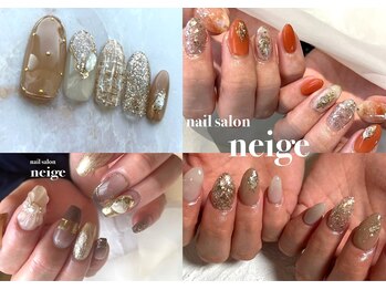 ネージュ(neige)/秋ニュアンスネイル　