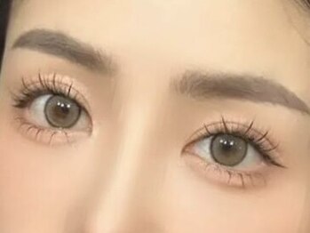 ポコ(POCCO)の写真/【中華系束感まつげワンホンデザインマツエク¥7500】SNSで話題のワンホンデザインで可愛い目元に大変身☆