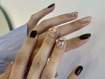 ホワイトペーパー エダメ(white paper/EDAME)/リボンネイル　byTSUKASA