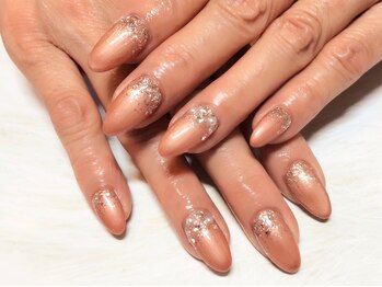 ボーホーネイルズコレクション(BOHO NAILS COLLECTION)/ワンカラー5500円にアート追加