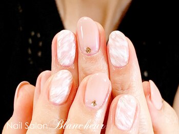 ネイルサロン ブランシュール(Nail Salon Blancheur)/『大人上品』カラグラ&マーブル