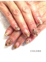 クロレ(COLORE)/リッチゴージャスな秋ネイル☆