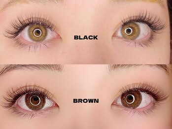 リィーユウ(ri-U)/ブラウン.ブラック比較/マツエク