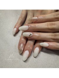 white × glitter