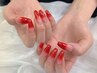 【Jrネイリスト】 (チップ長さだし) ワンカラー/ラメグラデーション  ¥3800  