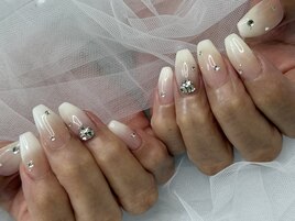 スカルプフィルインでワンカラー