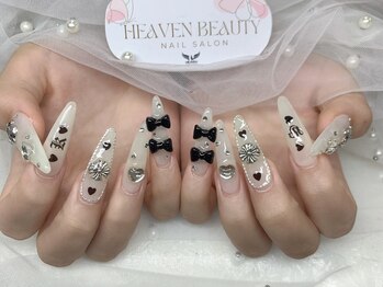 落ち着いた冬ネイル