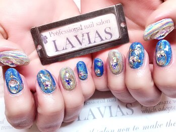 プロフェッショナル ネイルサロン ラヴィアス(LAVIAS)/【ジェル】10本アートし放題