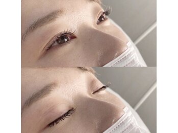 アウラ(aura)/140本ブラウンフラットラッシュ