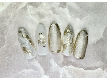 ローズクォーツ(Rose Quartz)/ニュアンスネイル ¥8,000